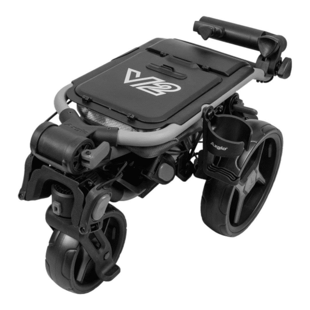 Axglo Tri-360 V2 Golf Trolley | Grey/Grey – Image 2