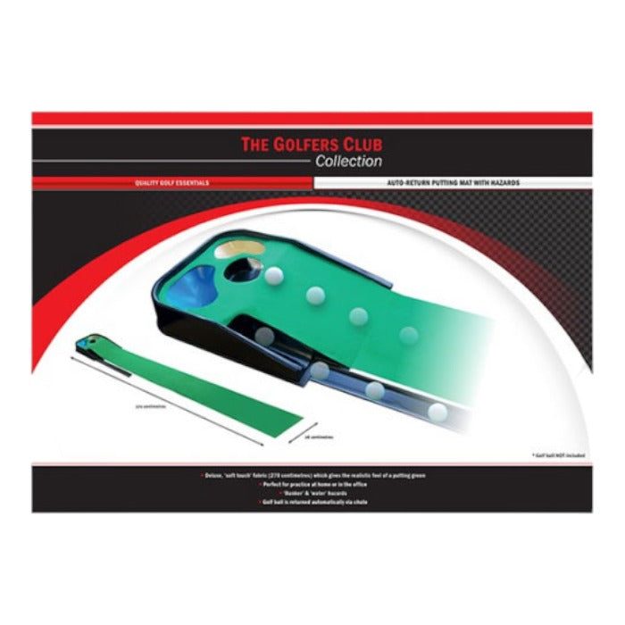 Brand Fusion Deluxe Auto-Return Putting Mat With Hazards – Image 2