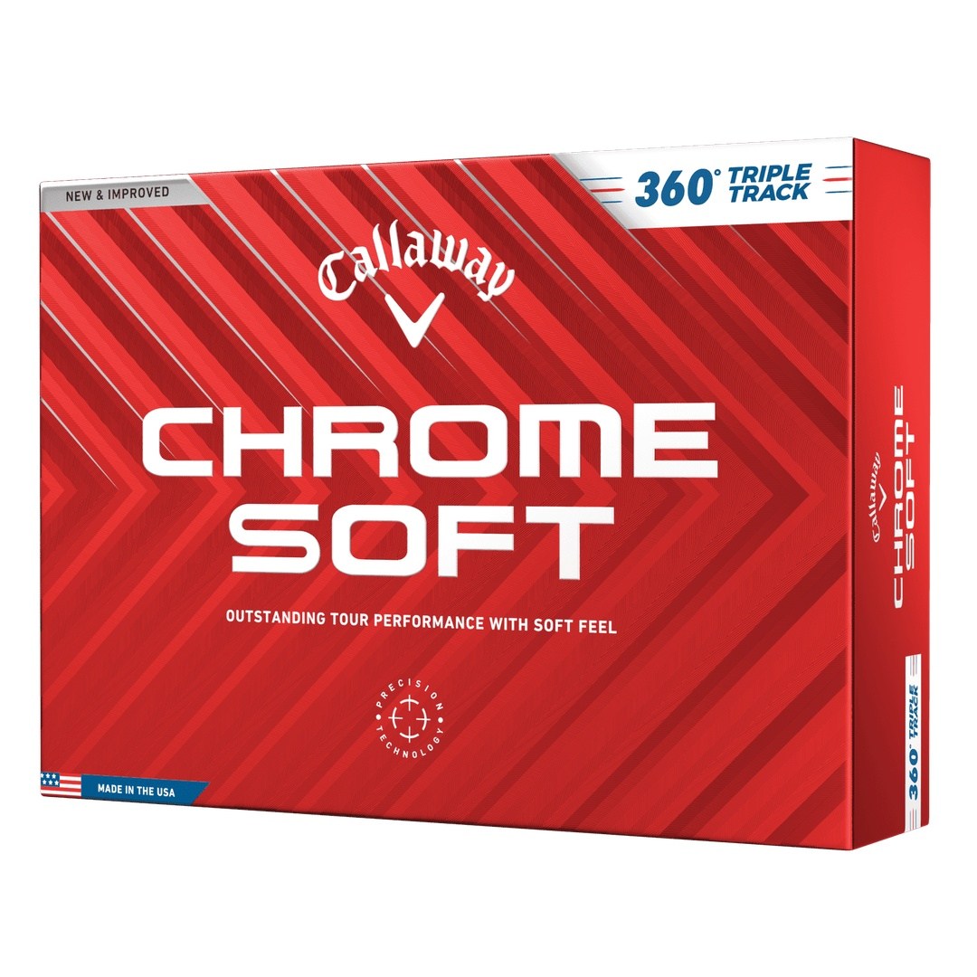 Callaway Chrome Soft Triple Track 360 Golf Balls | White