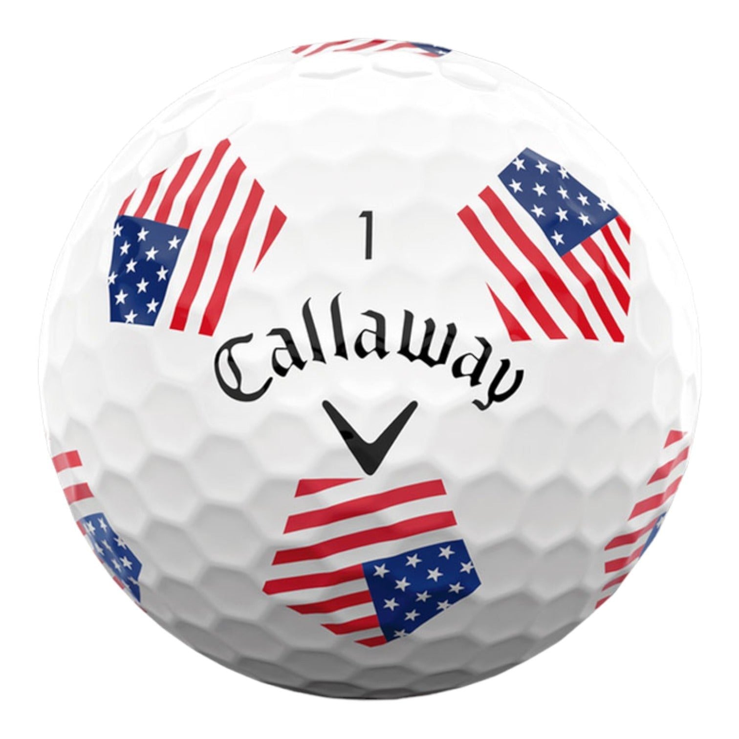 Callaway 2023 Chrome Soft Truvis Team USA Golf Balls | White – Image 2