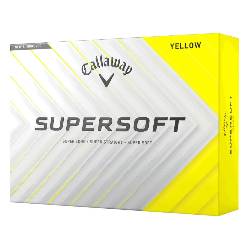 Callaway 2025 Supersoft Golf Balls | Yellow