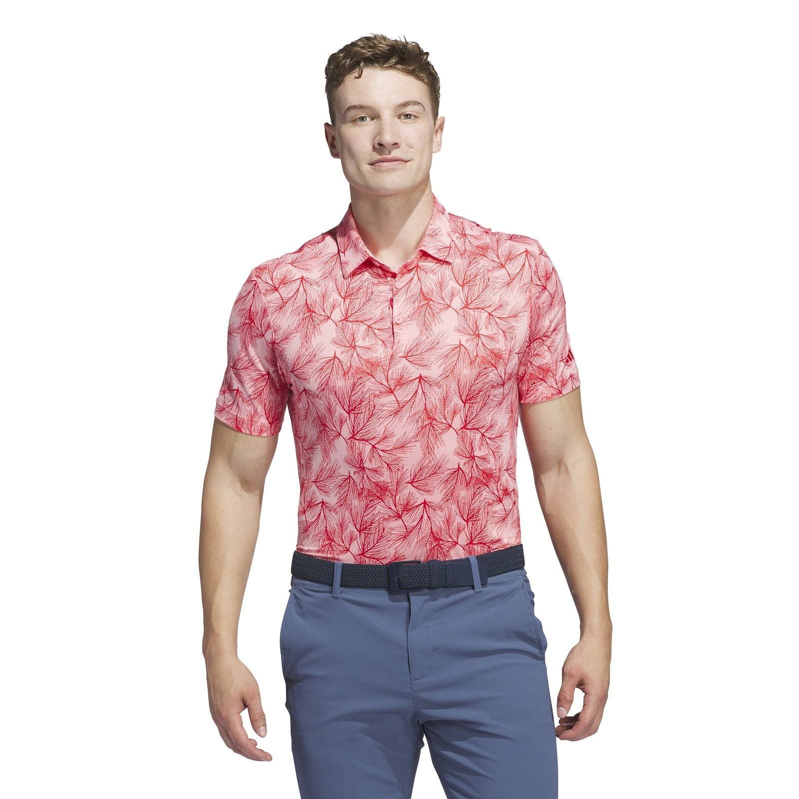 adidas Ultimate365 Mesh Print Golf Polo Shirt IW1408 – Image 2