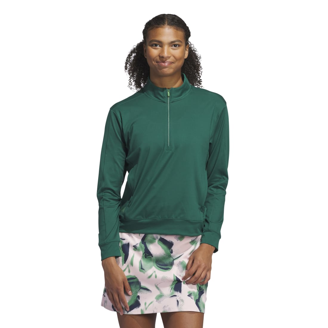 adidas Ladies Ultimate365 Half-Zip Golf Mid Layer IW2015 – Image 2