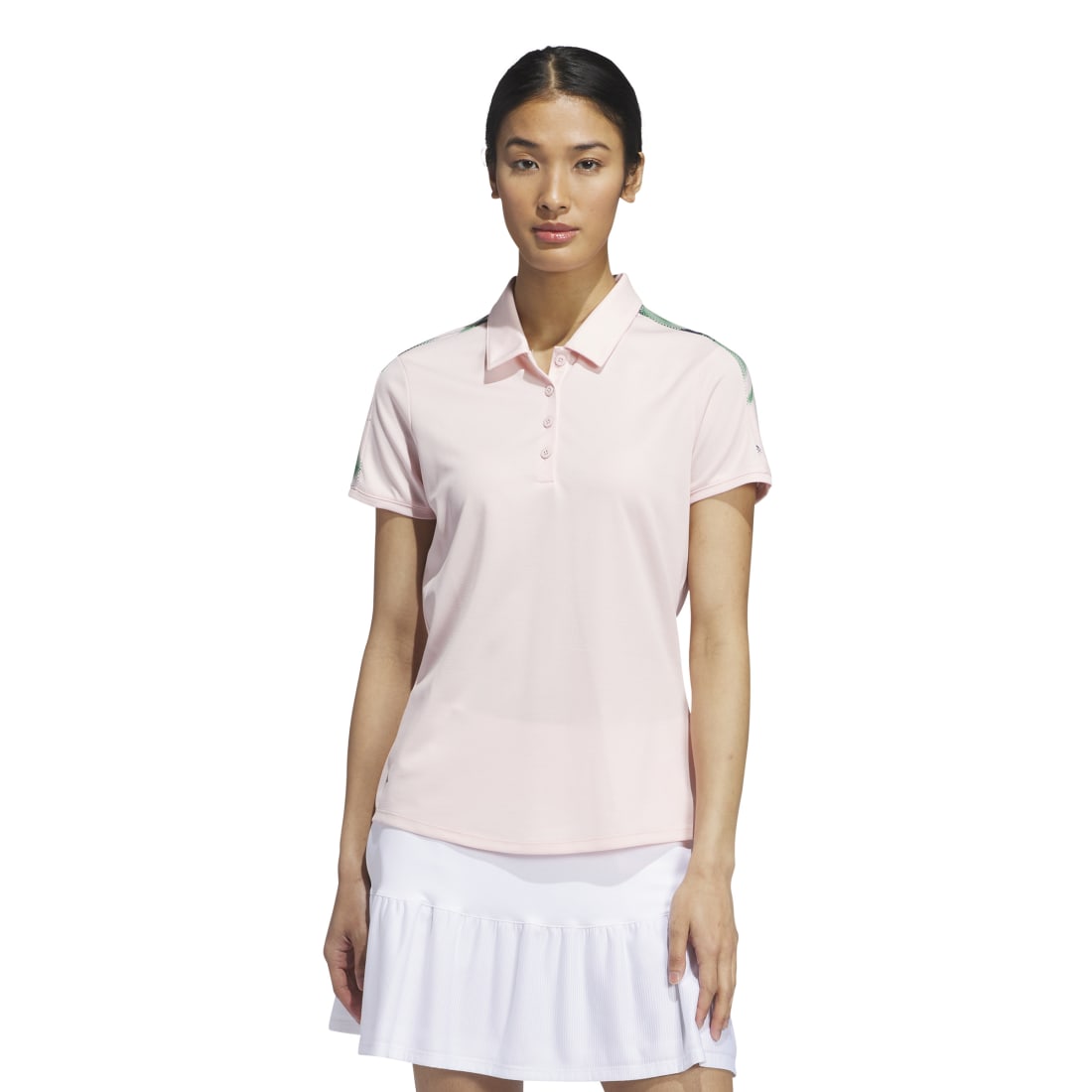 adidas Ladies Ultimate365 Printed Golf Polo Shirt IZ1350 – Image 2