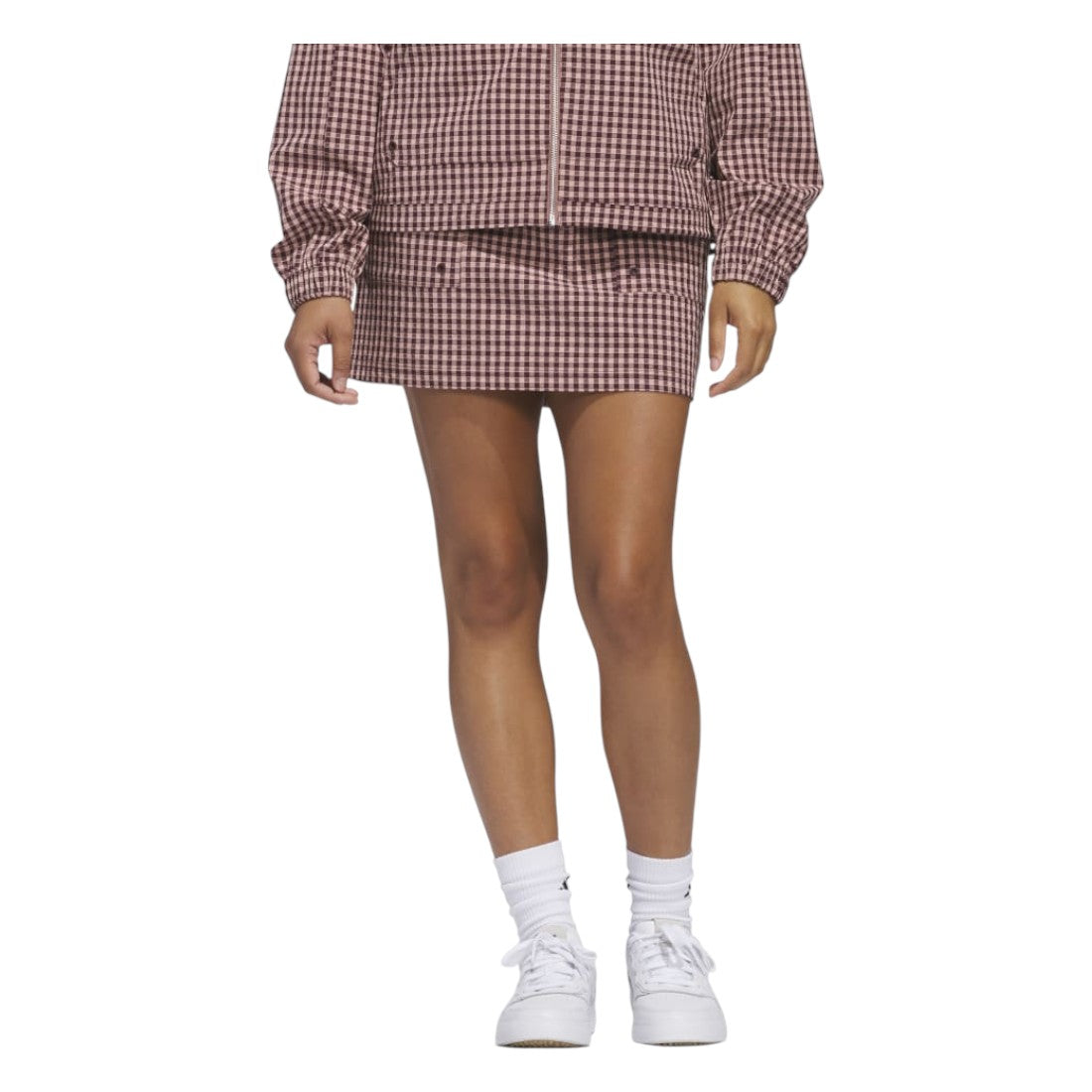 adidas Ladies Ultimate365 Gingham Golf Skirt JE9926 – Image 2
