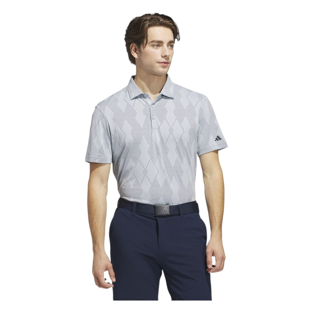 adidas Ultimate365 Micro Texture Golf Polo Shirt JI6446 – Image 2