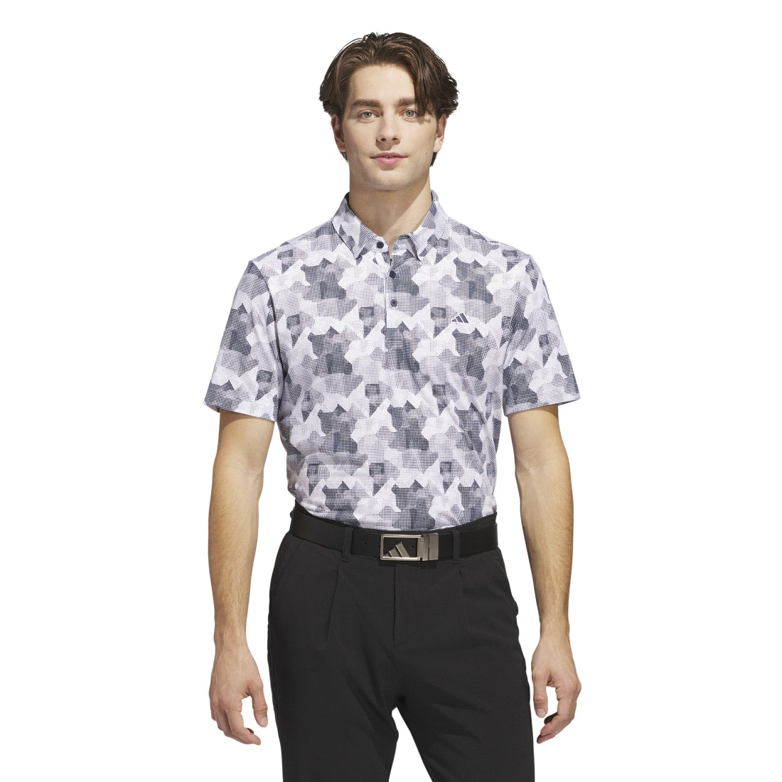 adidas Go-To Printed Golf Polo Shirt JP2366 – Image 2