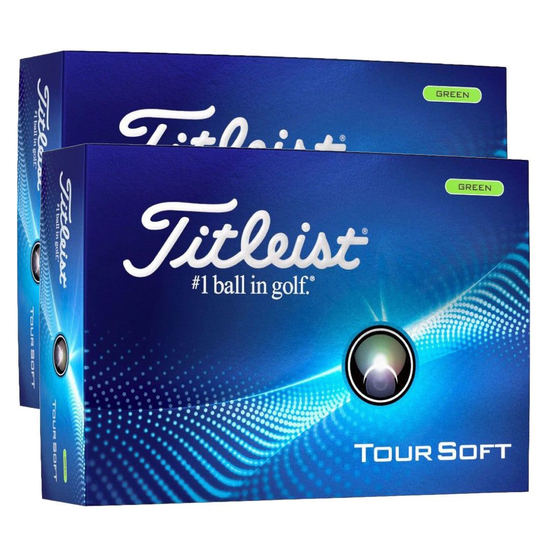 Titleist Tour Soft Green 2 Dozen Golf Balls + Free Gift
