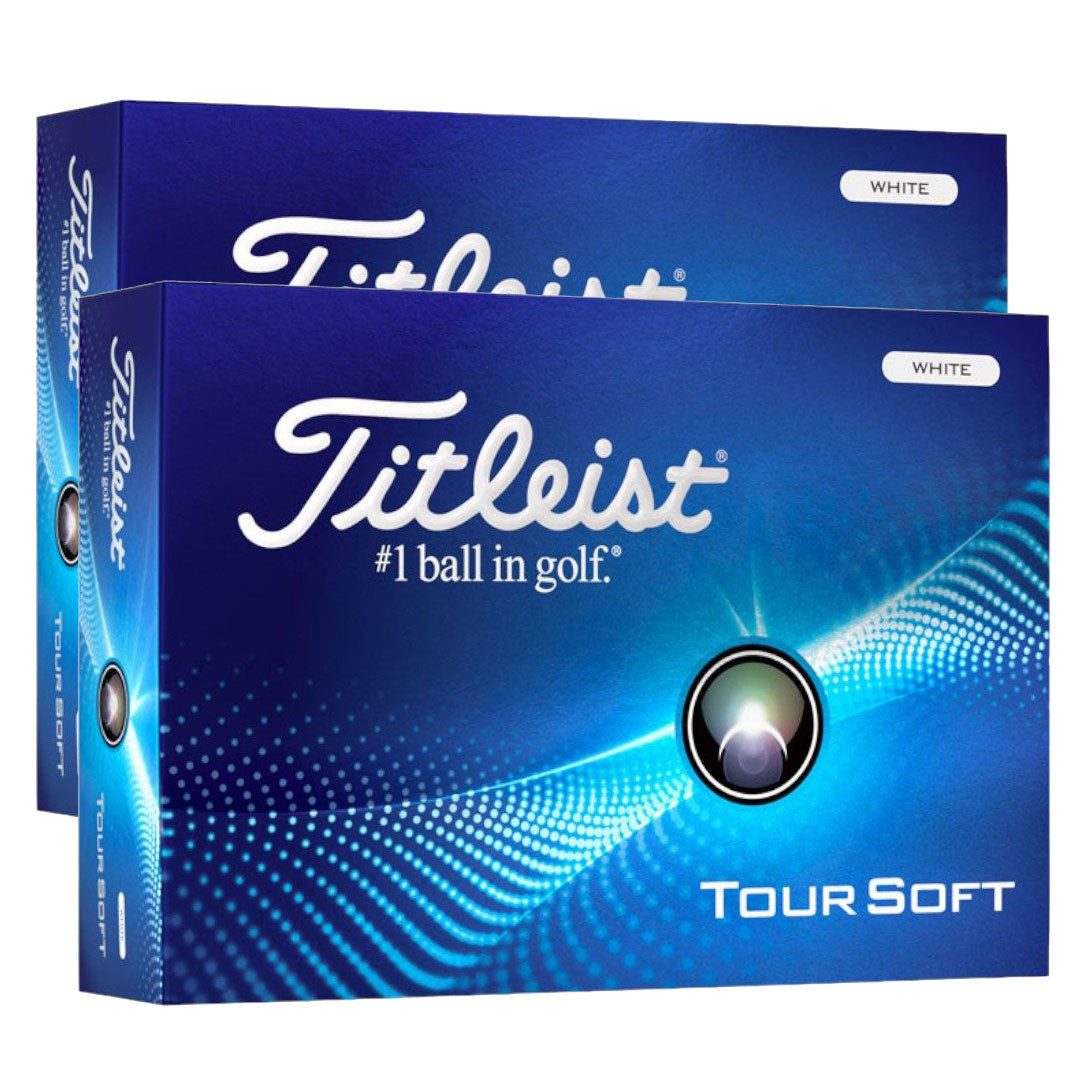 Titleist Tour Soft White 2 Dozen Golf Balls + Free Gift