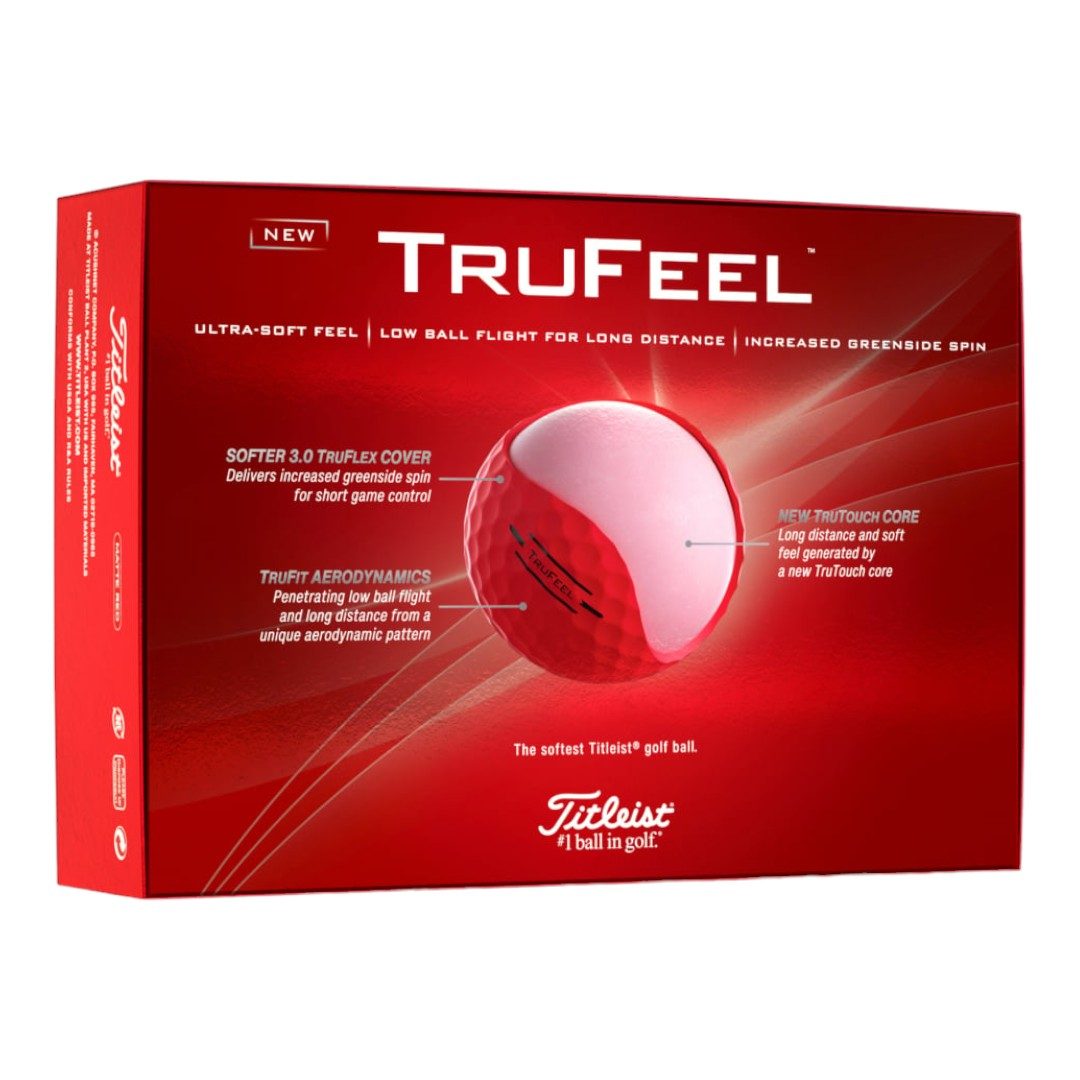 Titleist 2024 TruFeel Golf Balls | Red – Image 2