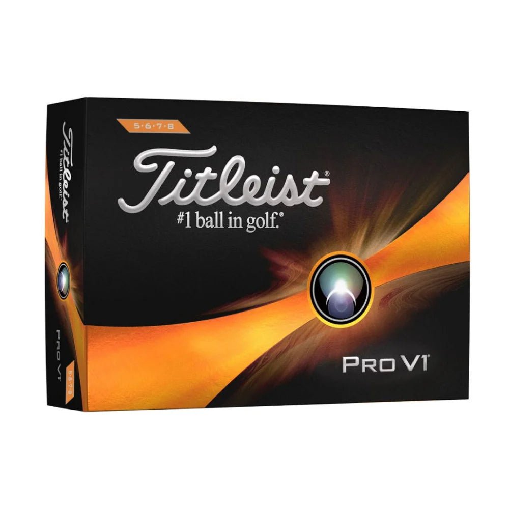Titleist Pro V1 High Numbers Golf Balls | White
