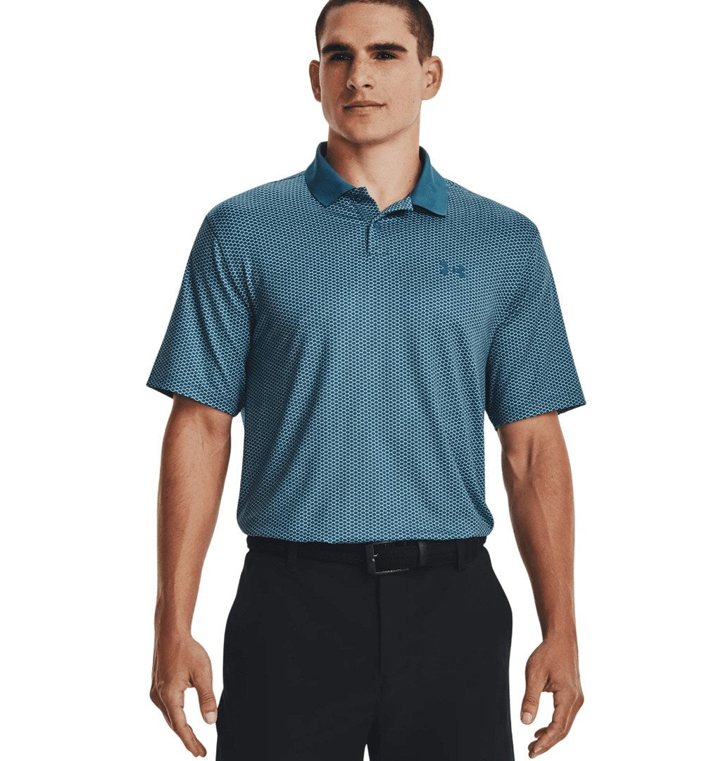 Under Armour Performance 3.0 Printed Golf Shirt 1377377 – Image 2