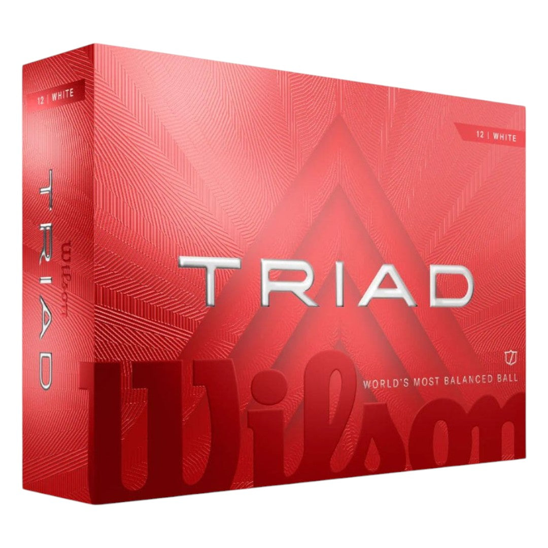 Wilson 2025 Staff Triad White Golf Balls | Double Dozen – Image 2