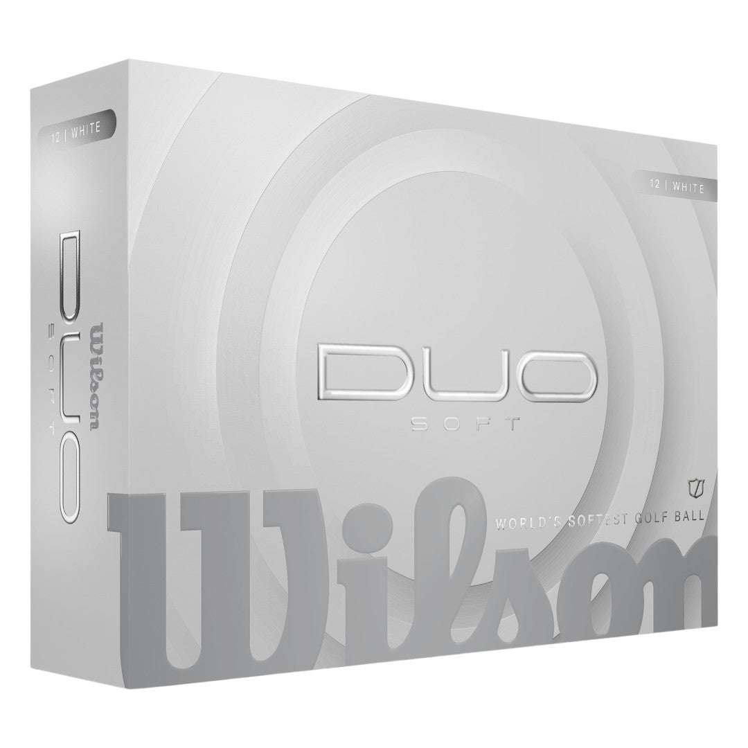 Wilson 2025 Duo Soft Golf Balls | White