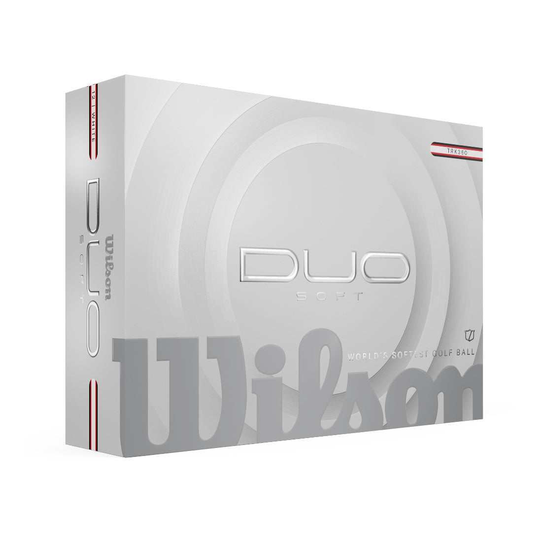 Wilson 2025 Duo Soft TRK360 Golf Balls | White