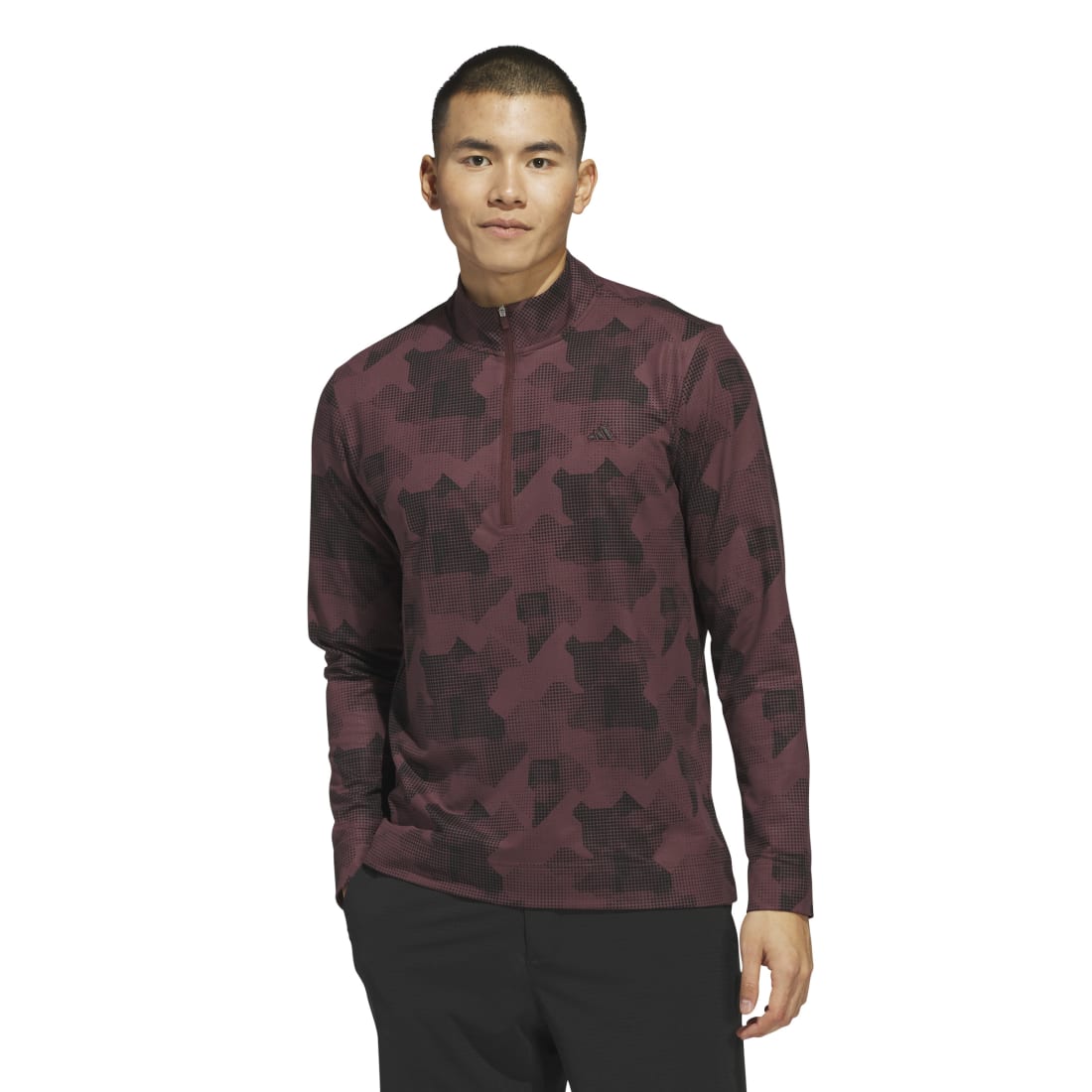 adidas Go-To Printed 1/4 Zip Golf Mid Layer IK3018 – Image 2