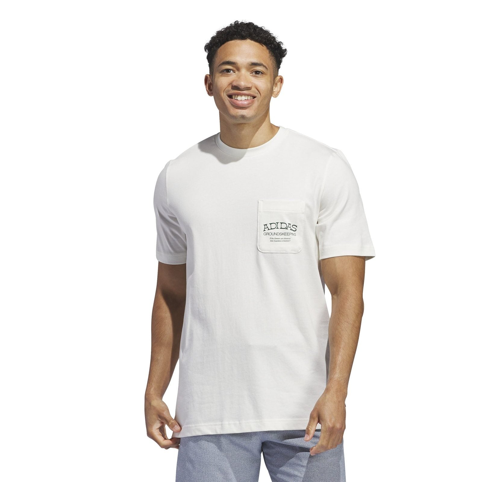 adidas Groundskeeper Graphic Pocket Tee IS3269 – Image 2