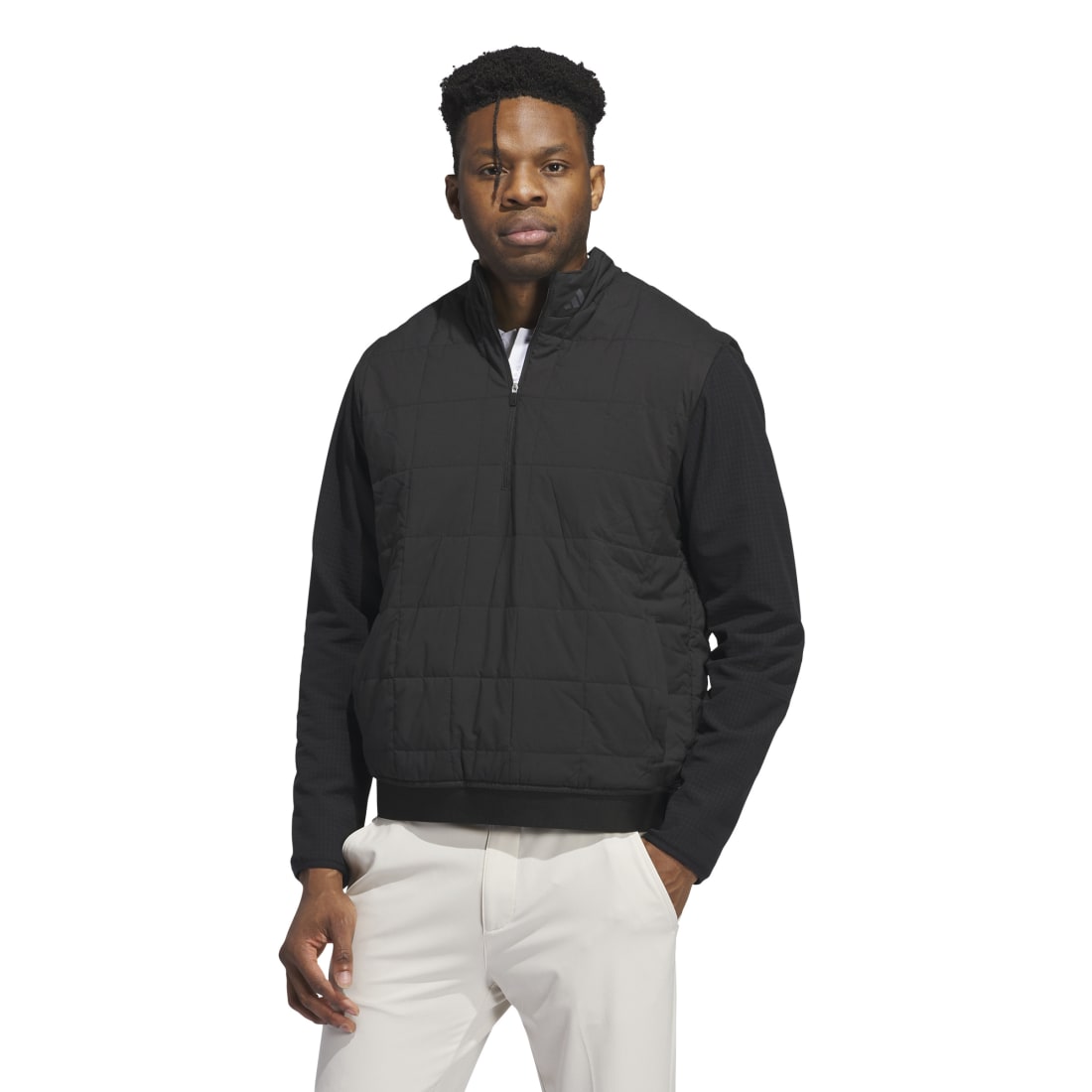 adidas Ultimate365 Quilted DWR 1/2 Zip Golf Mid Layer IT0153 – Image 2