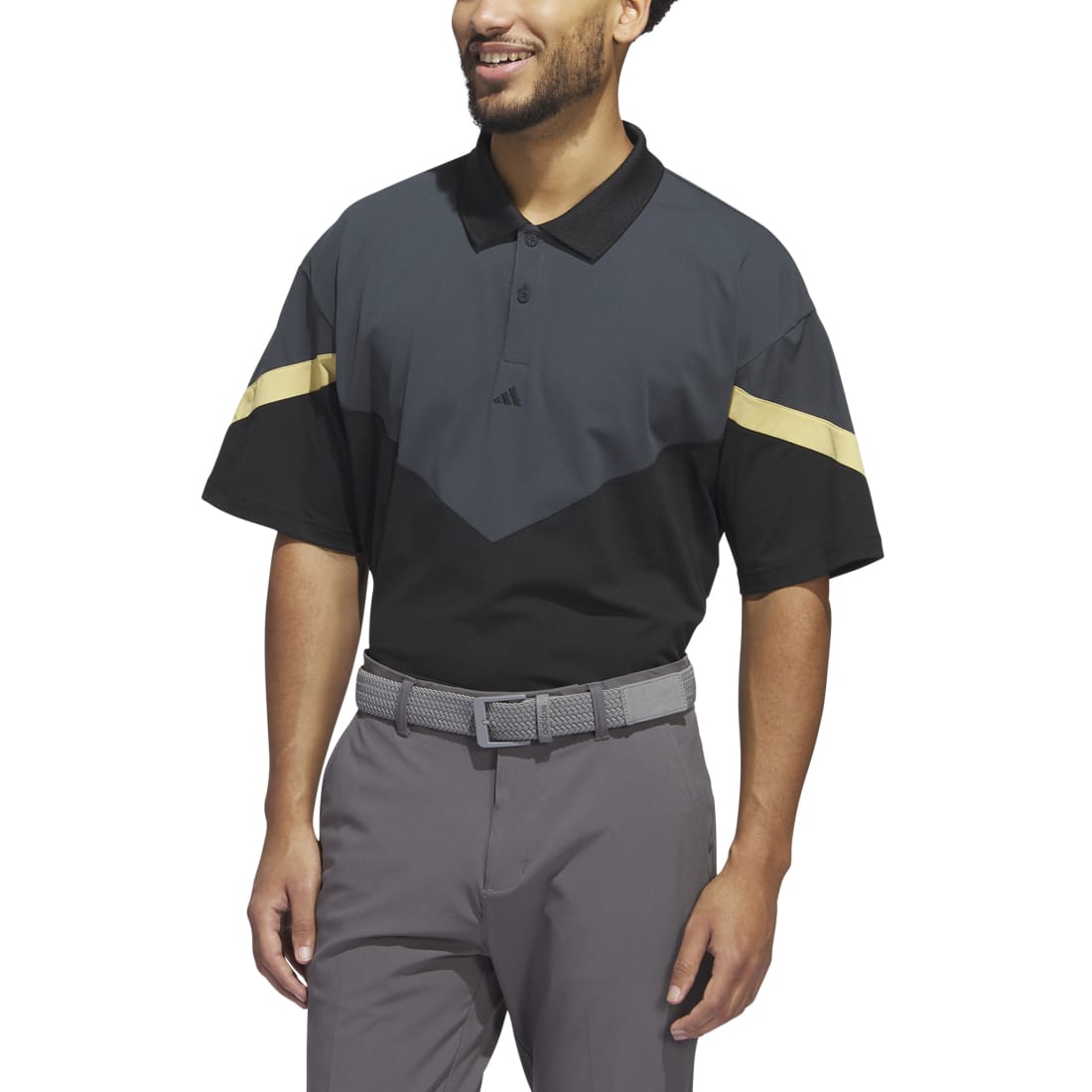 adidas Ultimate365 Solid Print Golf Polo IW1427 – Image 2