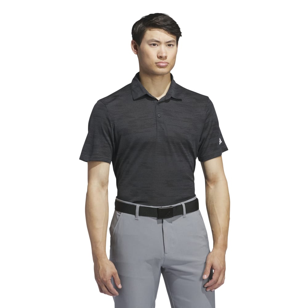 adidas Ultimate365 Textured Stripe Golf Polo Shirt IW1411 – Image 2