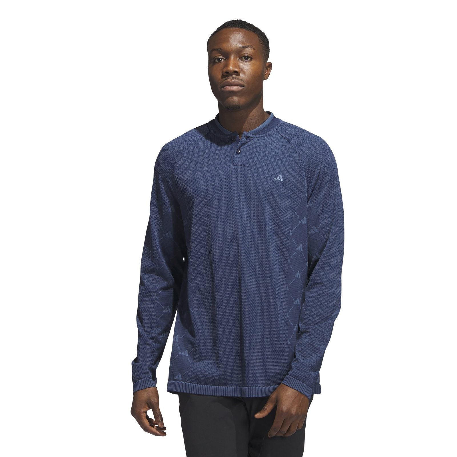 adidas Ultimate365 Tour Primeknit Long Sleeve Golf Shirt HY1792 – Image 2