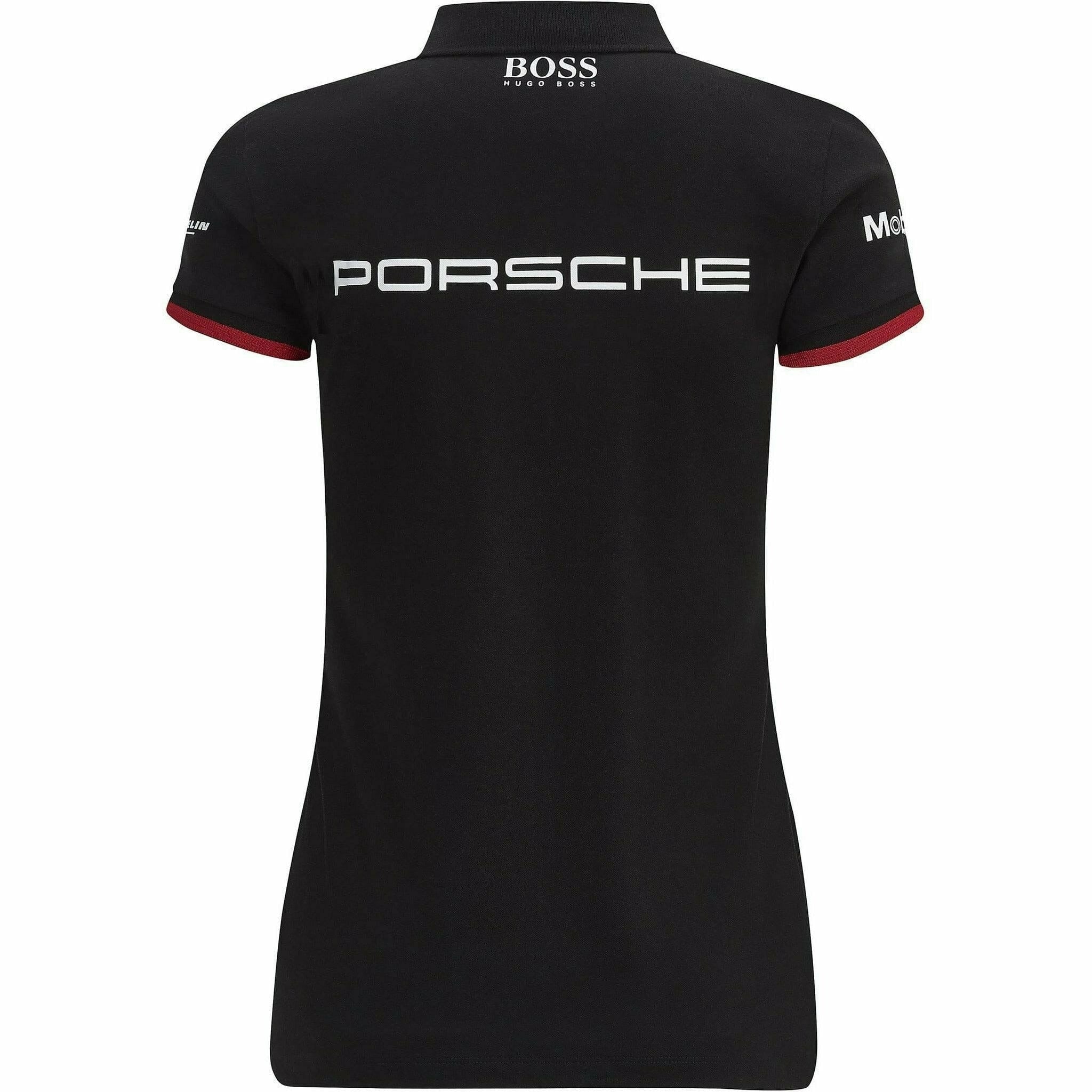 Porsche Motorsport Women's Black Team Polo w/Motorsport Kit – Image 2