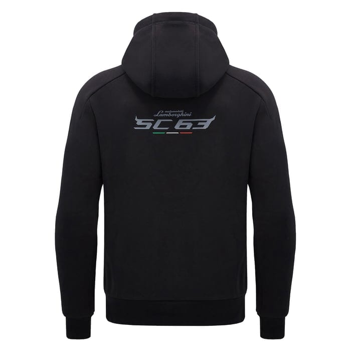 Automobili Lamborghini SC63 Hypercar Men's Pullover Hoodie - Black – Image 2