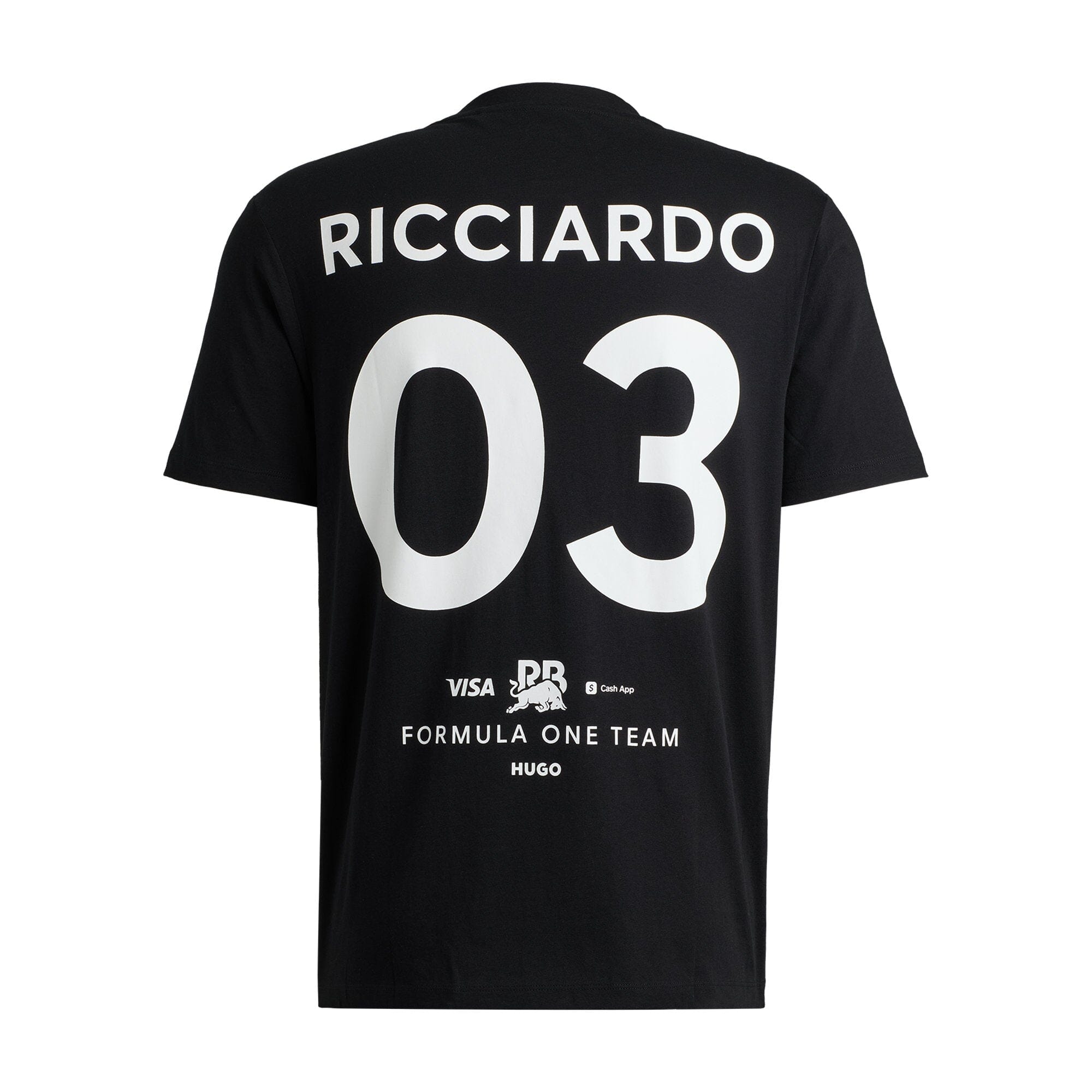 Visa Cash App RB F1 Daniel Ricciardo T-Shirt - Black/Blue – Image 3