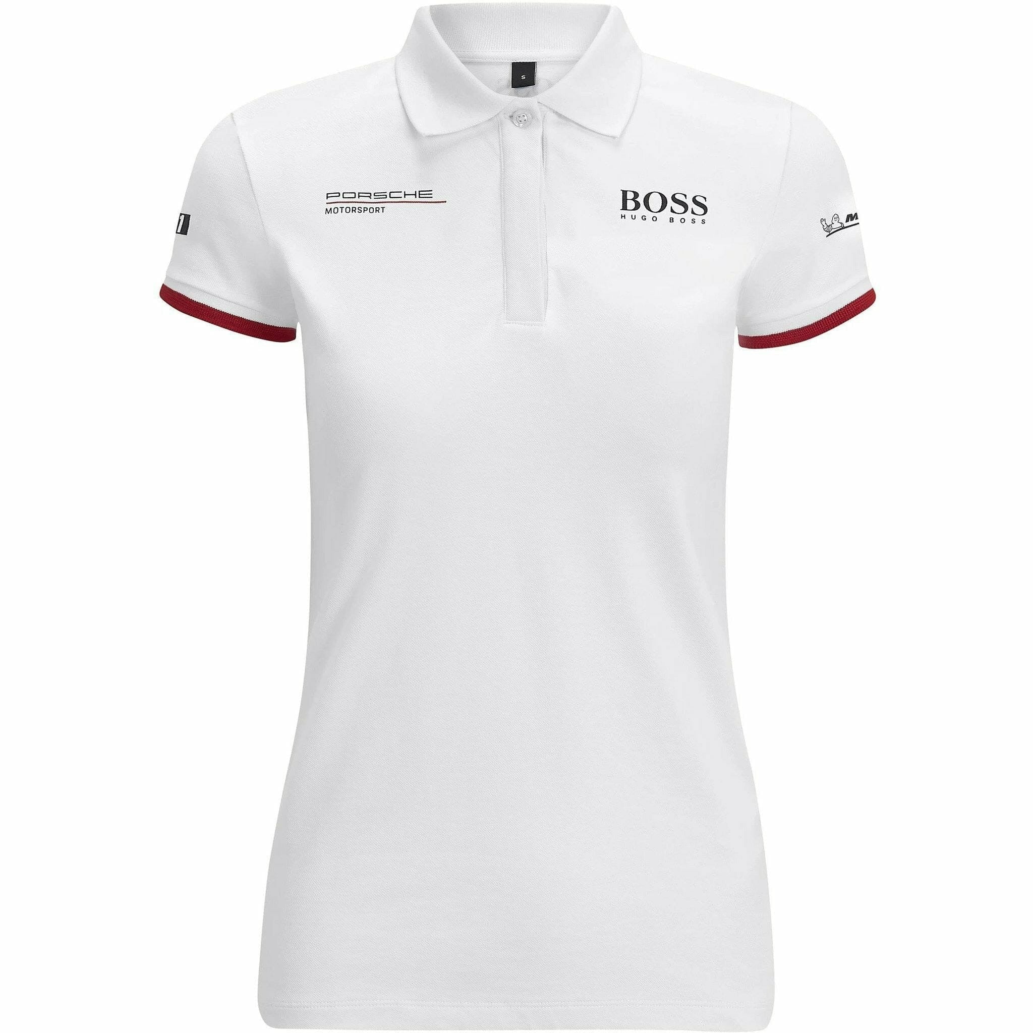Porsche Motorsport Women's White Team Polo w/Motorsport Kit