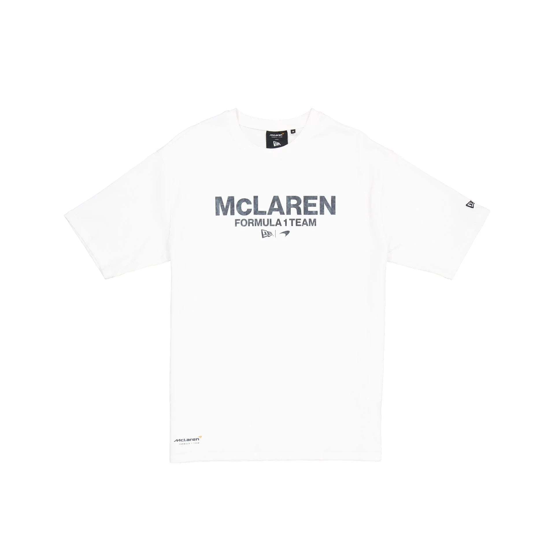 McLaren F1 x New Era Washed Logo T-Shirt - Stone/Black/White – Image 3