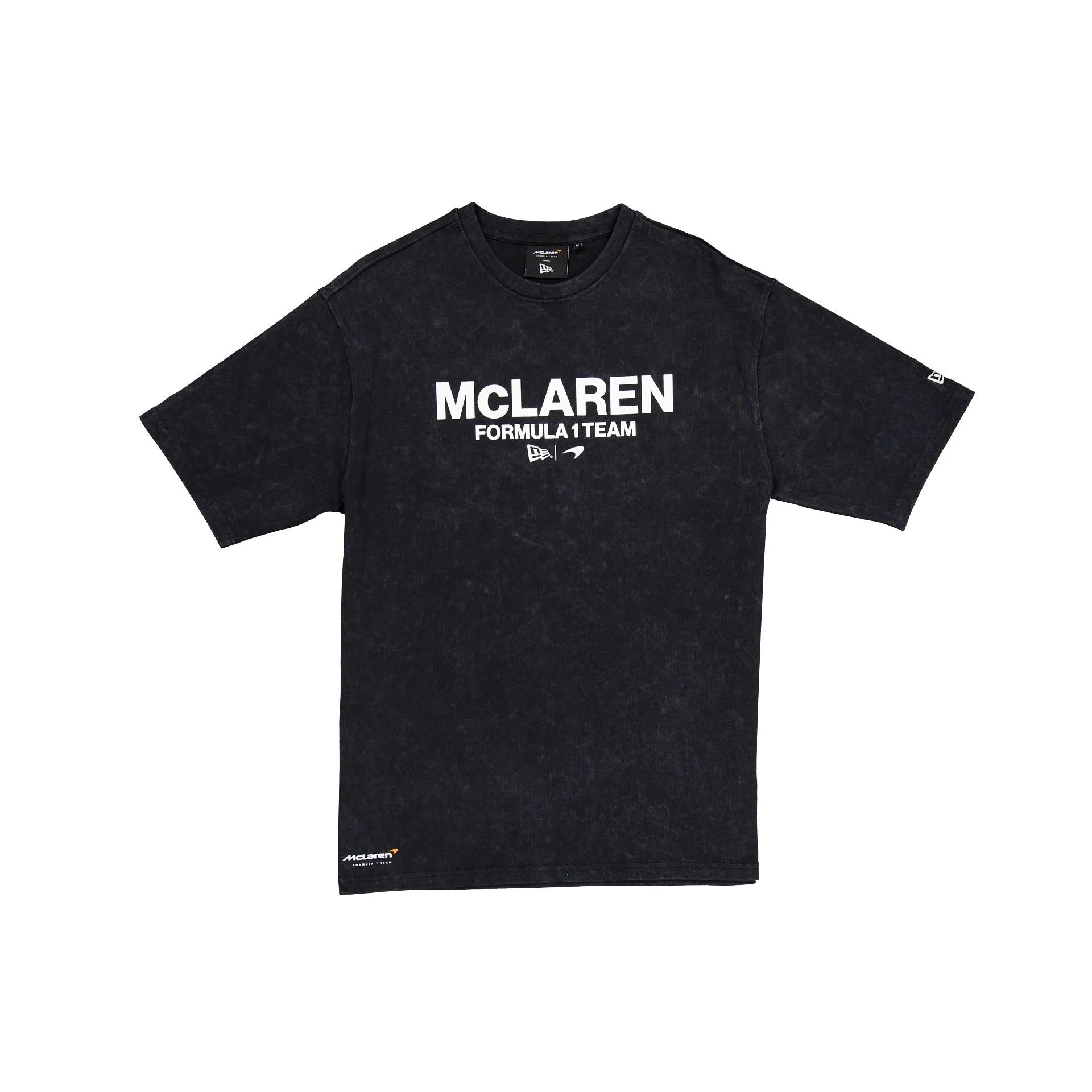 McLaren F1 x New Era Washed Logo T-Shirt - Stone/Black/White