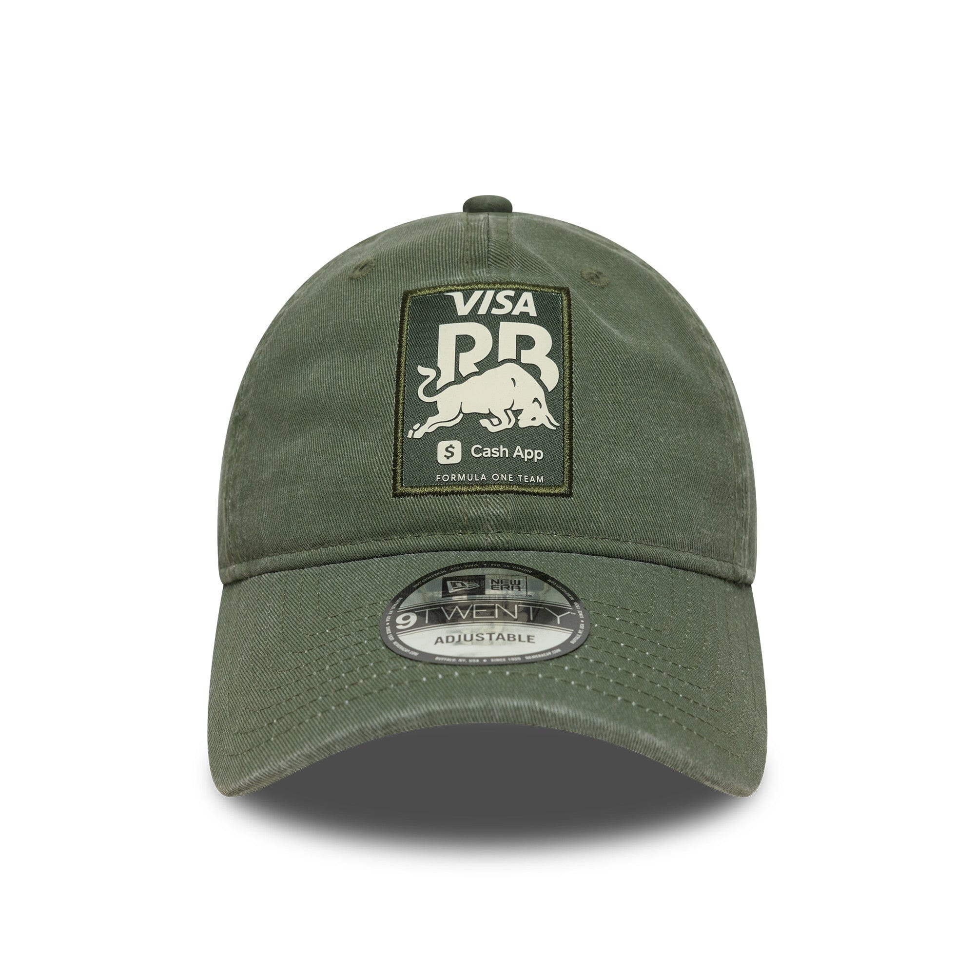 Visa Cash App RB F1 New Era 9Twenty Washed Hat - Green – Image 4