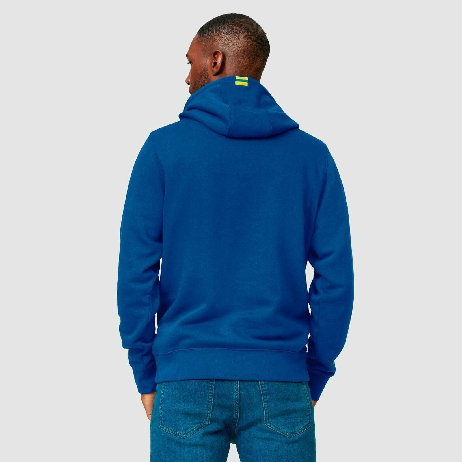 Ayrton Senna Men's Fanwear Logo Hoody- Navy – Image 4