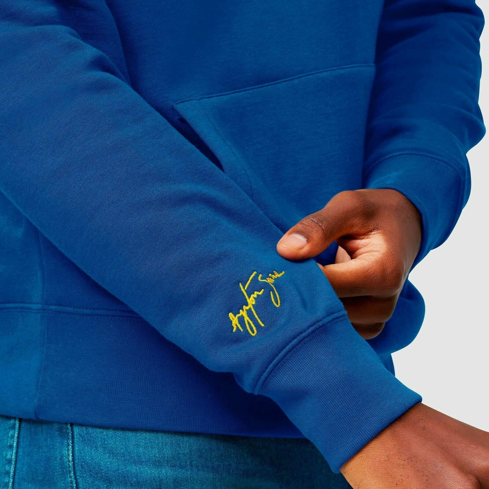 Ayrton Senna Men's Fanwear Logo Hoody- Navy – Image 5