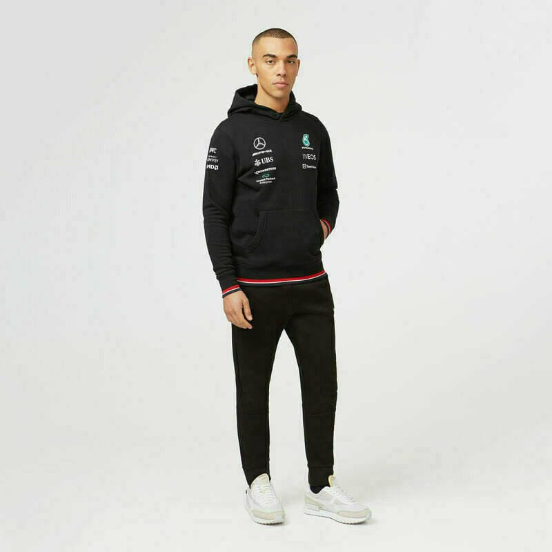 Mercedes Benz AMG Petronas F1 Team Hoodie - Black – Image 6