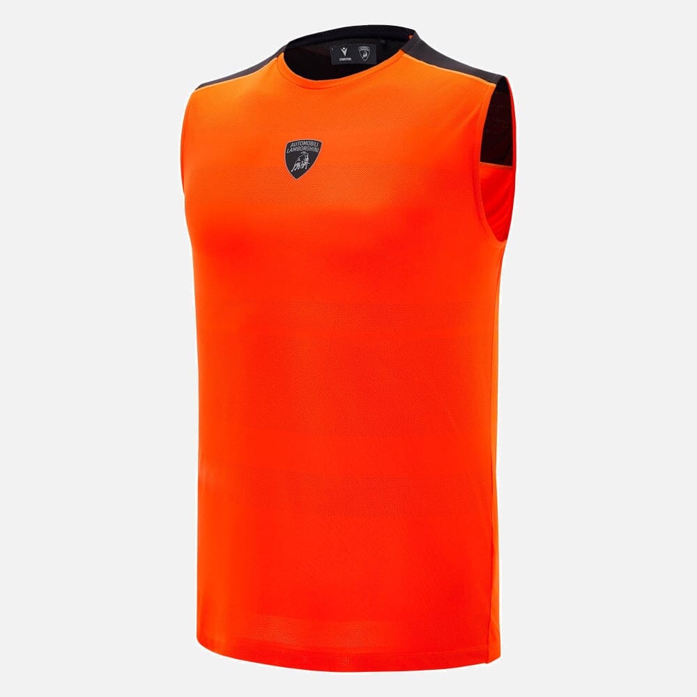 Automobili Lamborghini Men's Activewear Tank Top - Orange – Image 4