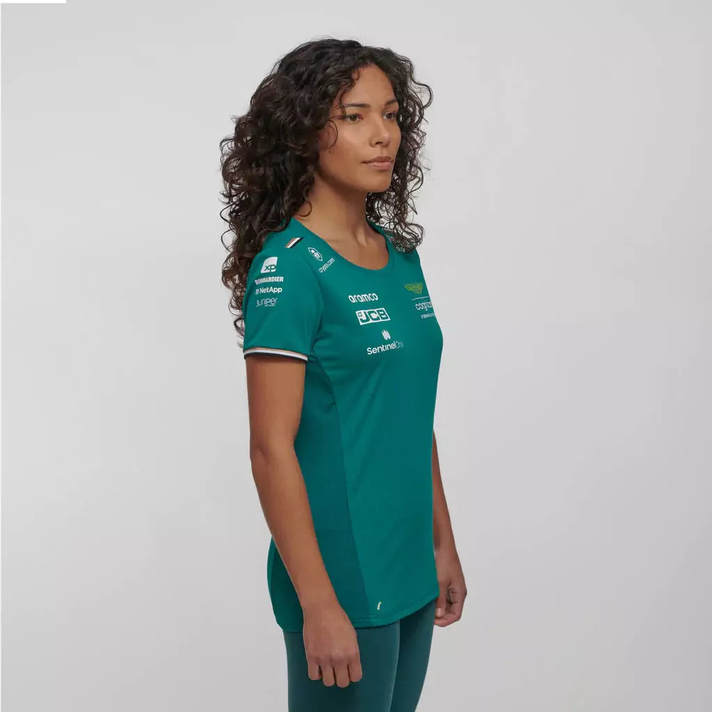 Aston Martin Cognizant F1 Women's Team T-Shirt- Green – Image 6