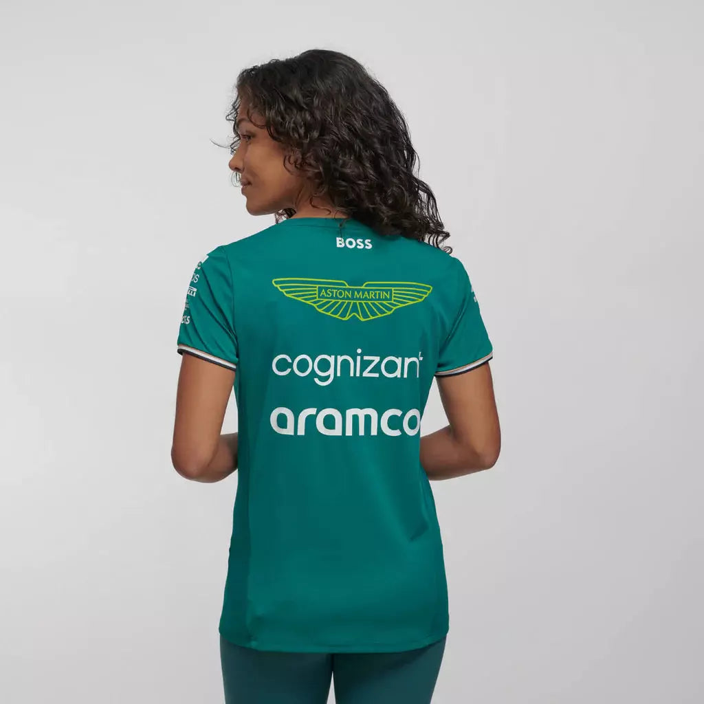 Aston Martin Cognizant F1 Women's Team T-Shirt- Green – Image 5