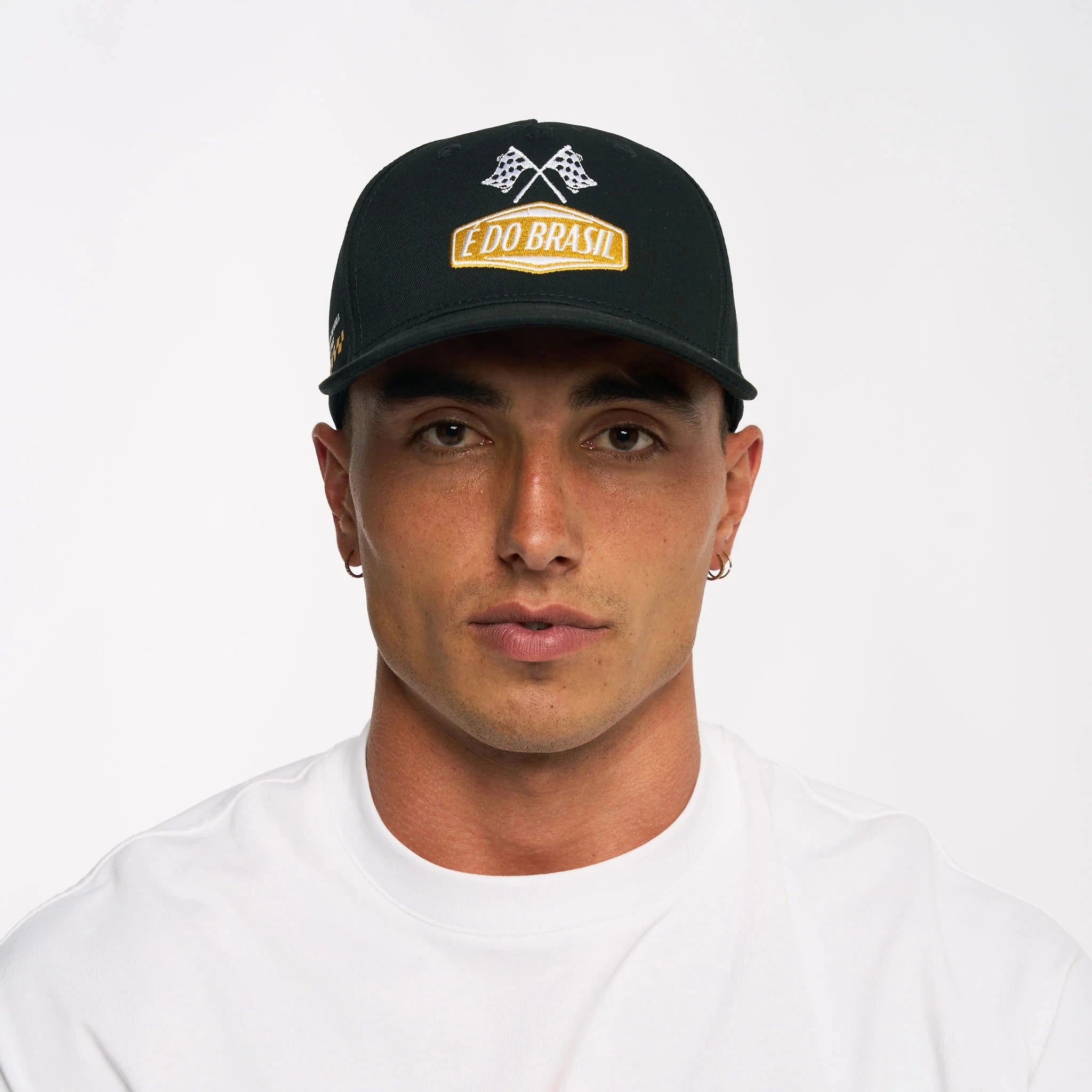 Ayrton Senna F1 Netflix Racing Baseball Hat - Black/Gray – Image 4