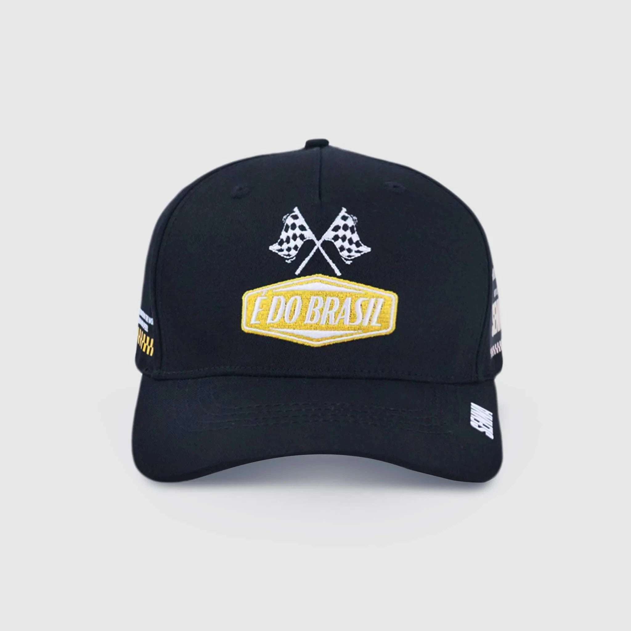 Ayrton Senna F1 Netflix Racing Baseball Hat - Black/Gray – Image 2
