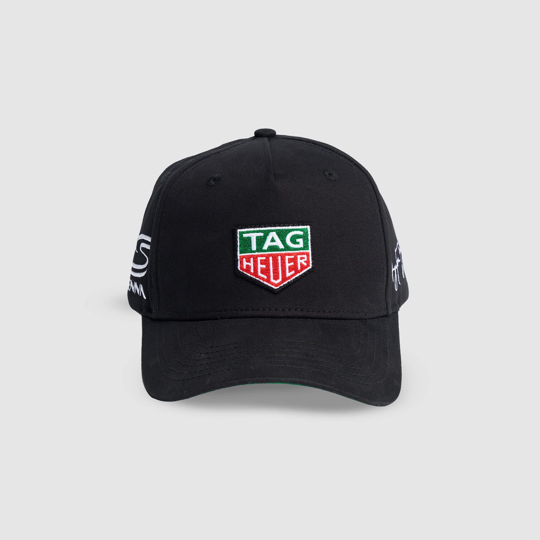 Ayrton Senna F1 x Tag Heuer 5 Panel Race Hat w/Hard Case - Black – Image 2