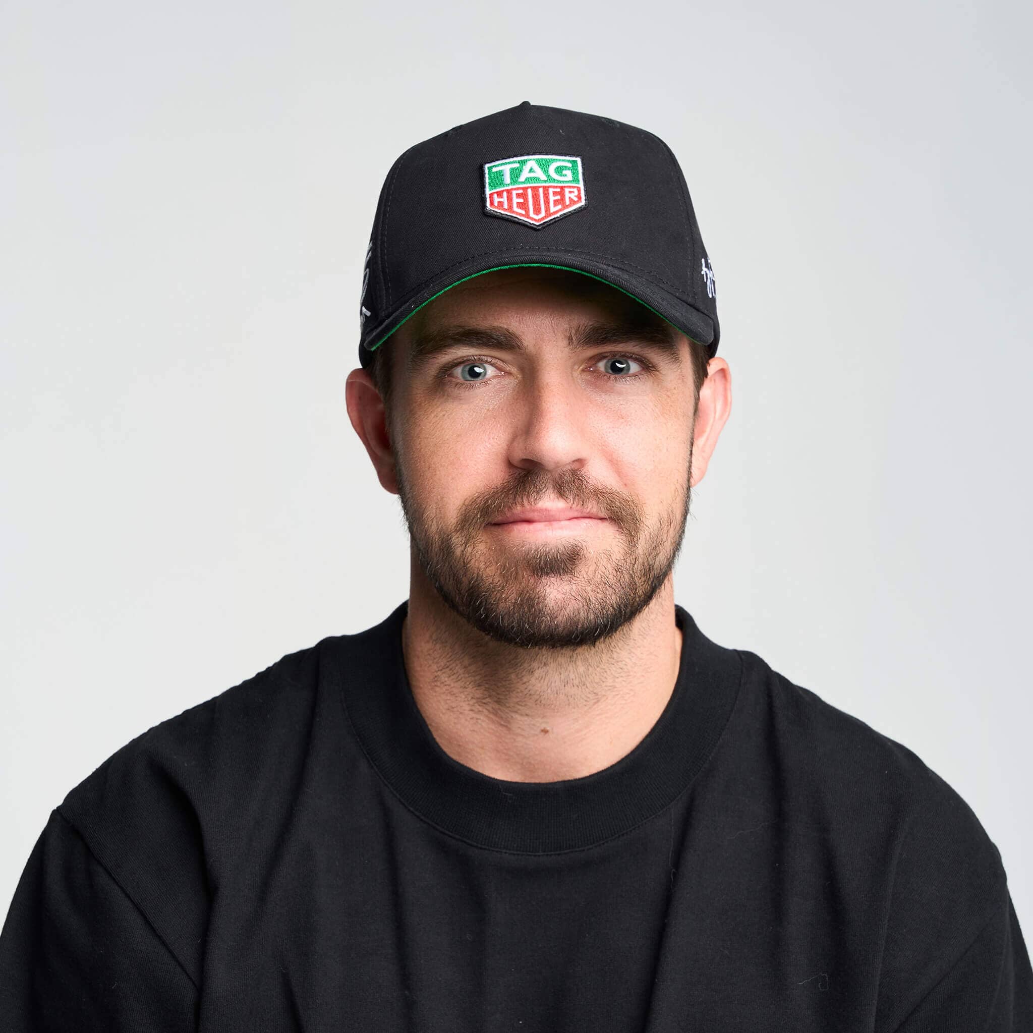 Ayrton Senna F1 x Tag Heuer 5 Panel Race Hat w/Hard Case - Black – Image 4