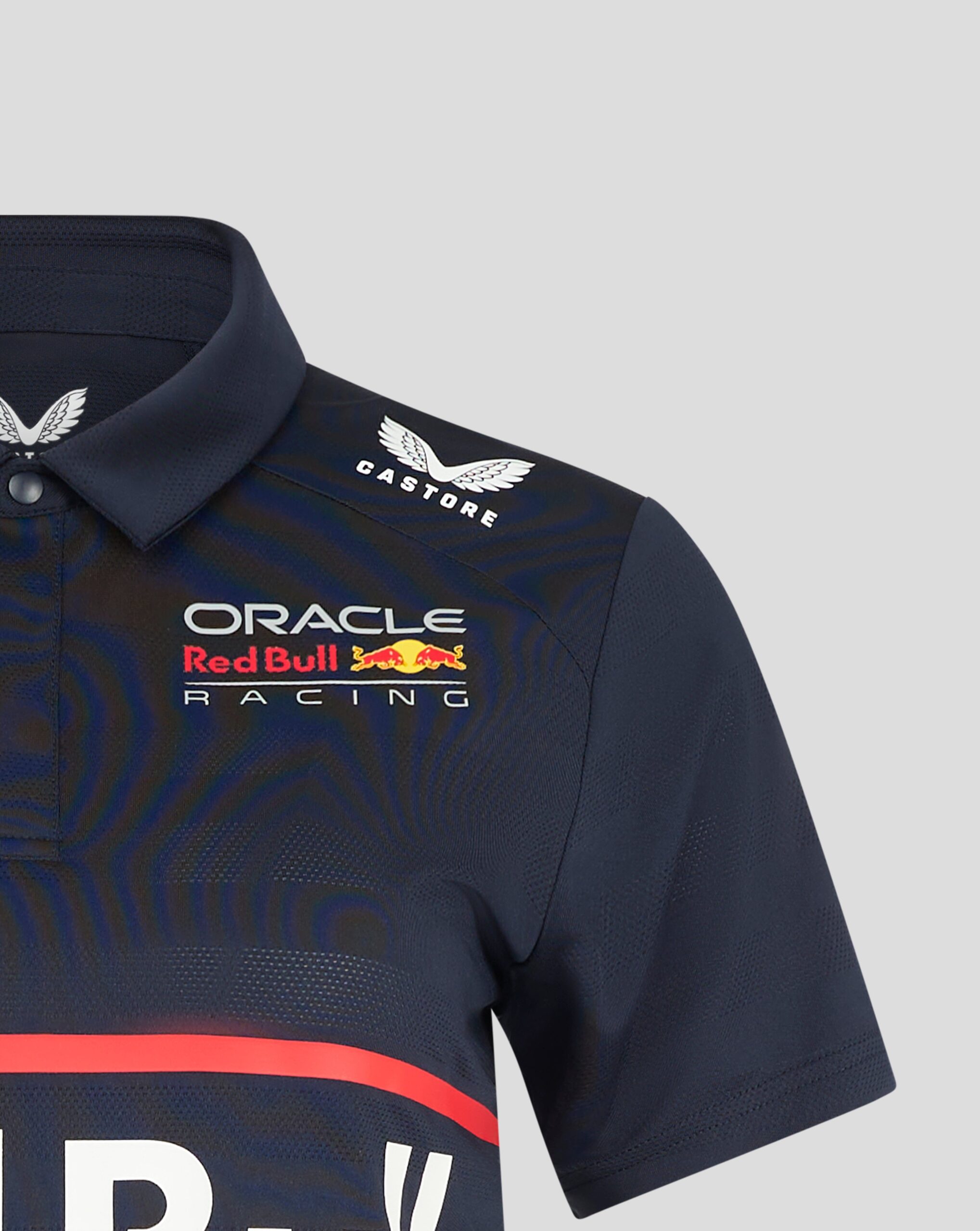 Red Bull Racing F1 Women's 2025 Max Verstappen Team Polo Shirt- Navy – Image 5