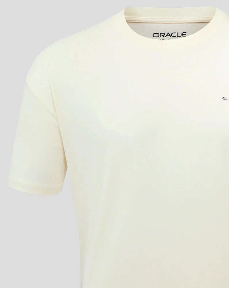 Red Bull Racing F1 Heritage Script T-Shirt - Egret – Image 4