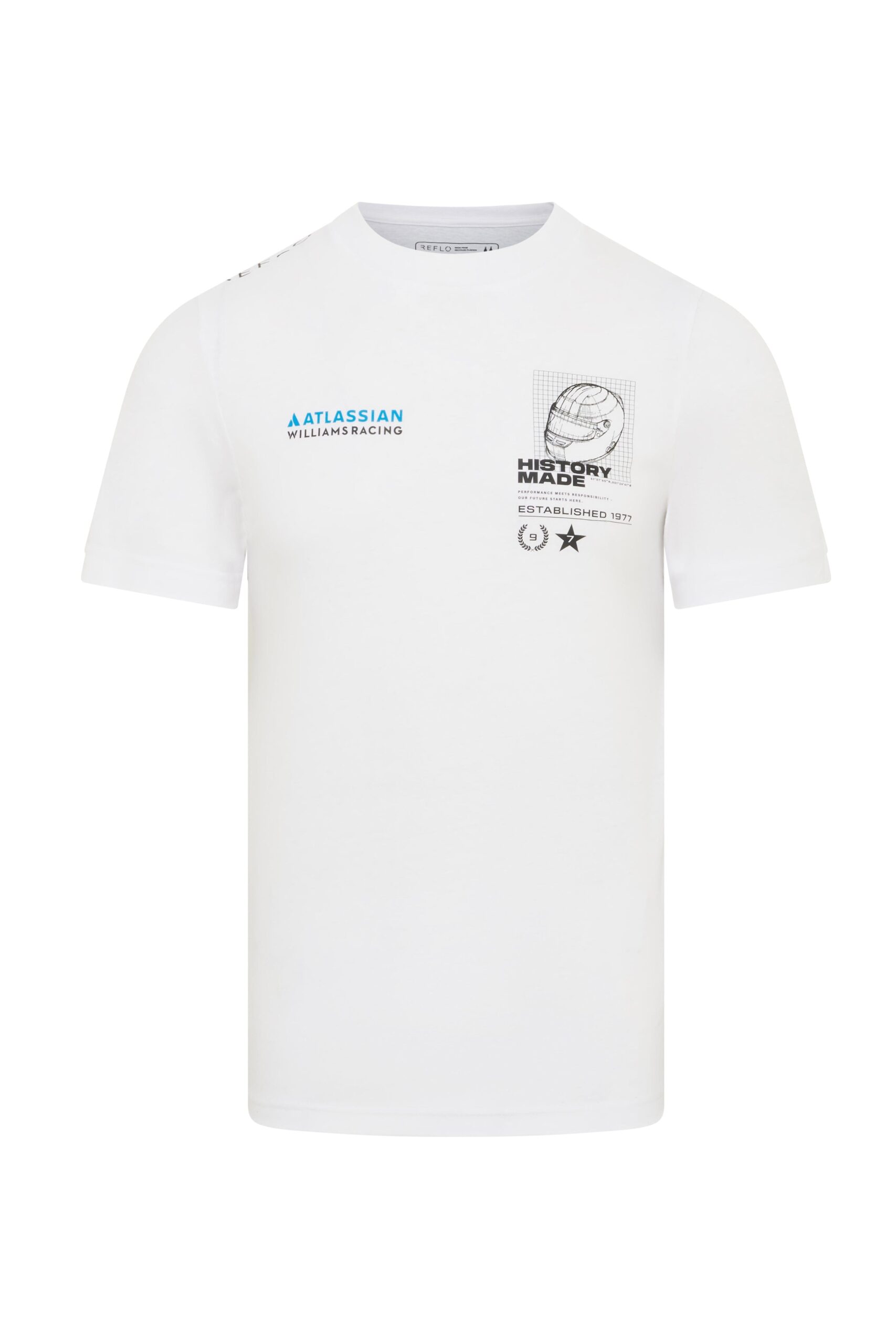 Williams Racing F1 "History Made" Helmet T-Shirt - Blue/White – Image 2