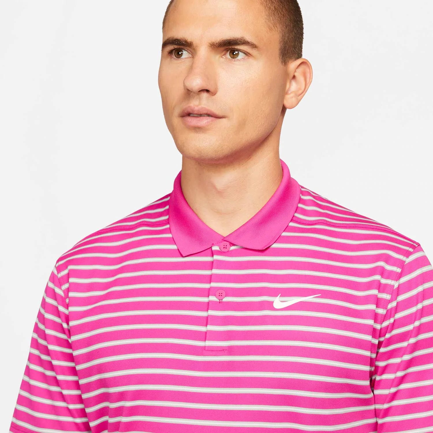 Nike Dri-Fit Victory Stripe Golf Shirt DH0829 – Image 2