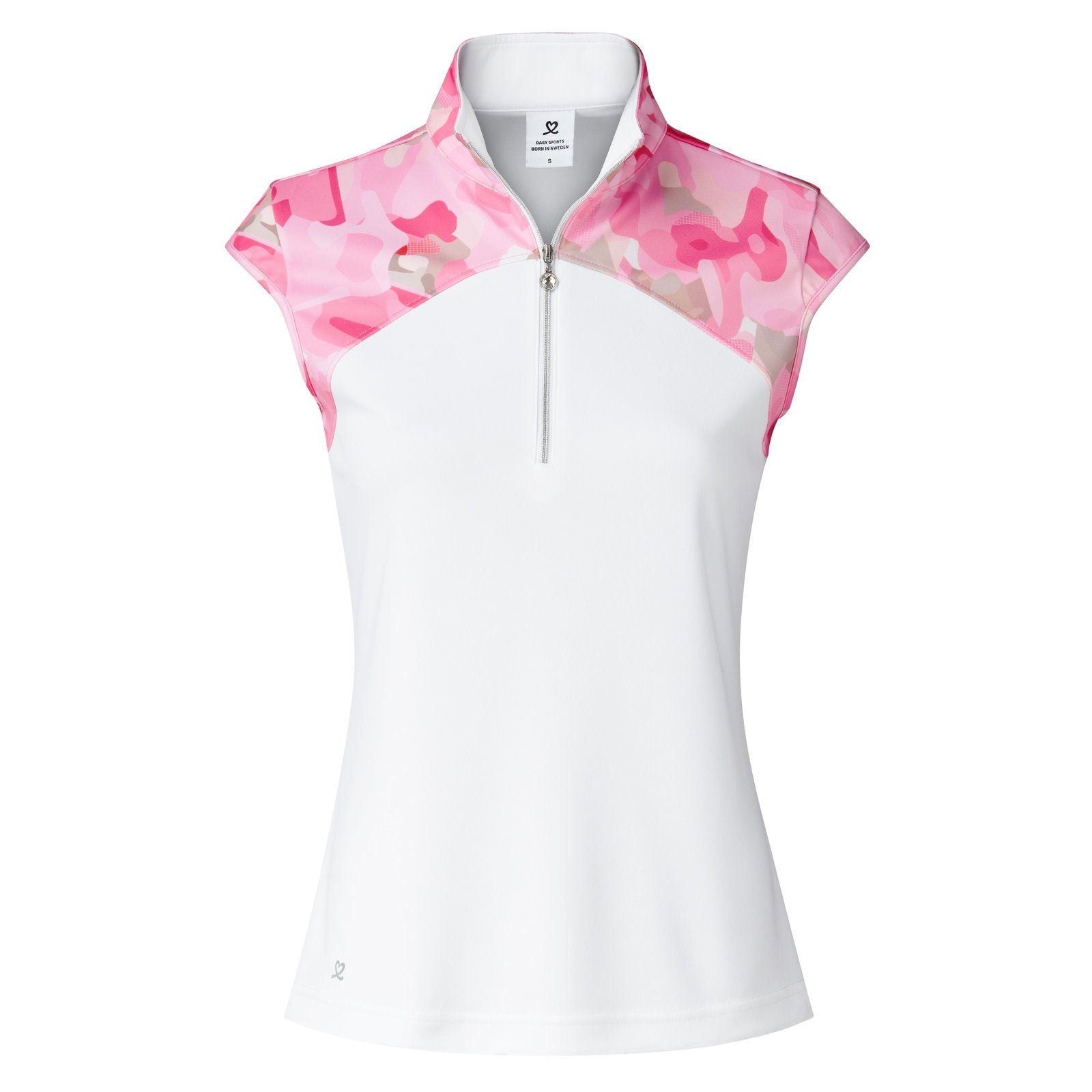 Daily Sports Ladies Camo Print Detail Golf Polo Shirt 343/103
