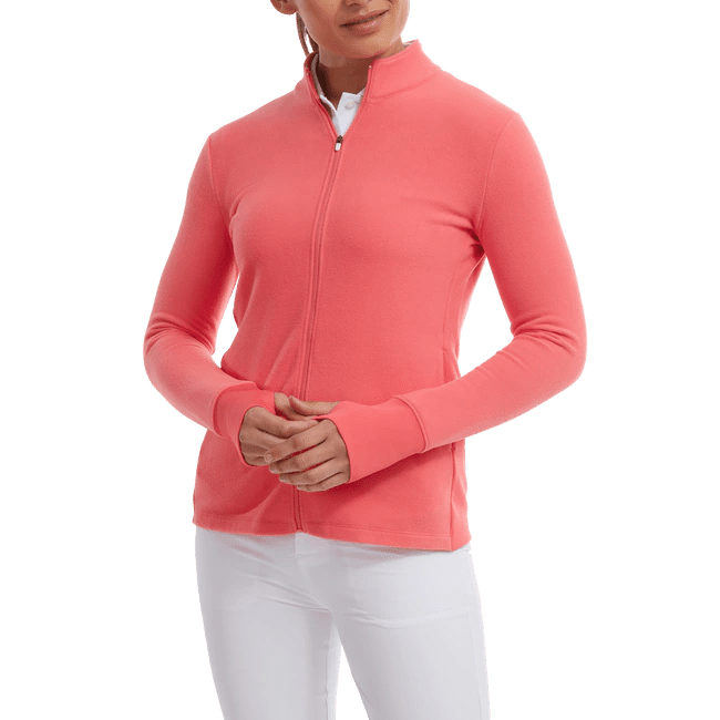 FootJoy Ladies Full Zip Fleece Golf Mid Layer 88468 – Image 5