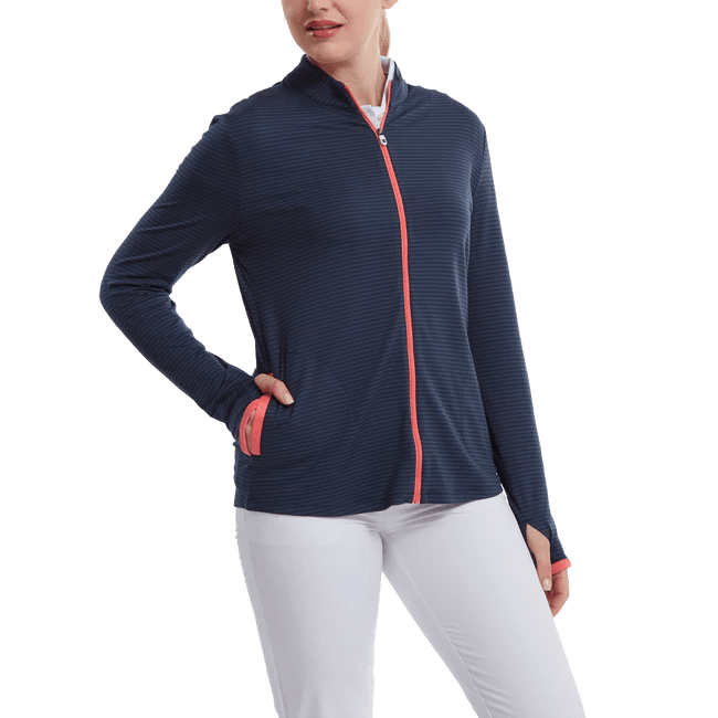 FootJoy Ladies Tonal Stripe Golf Mid Layer 88472 – Image 5