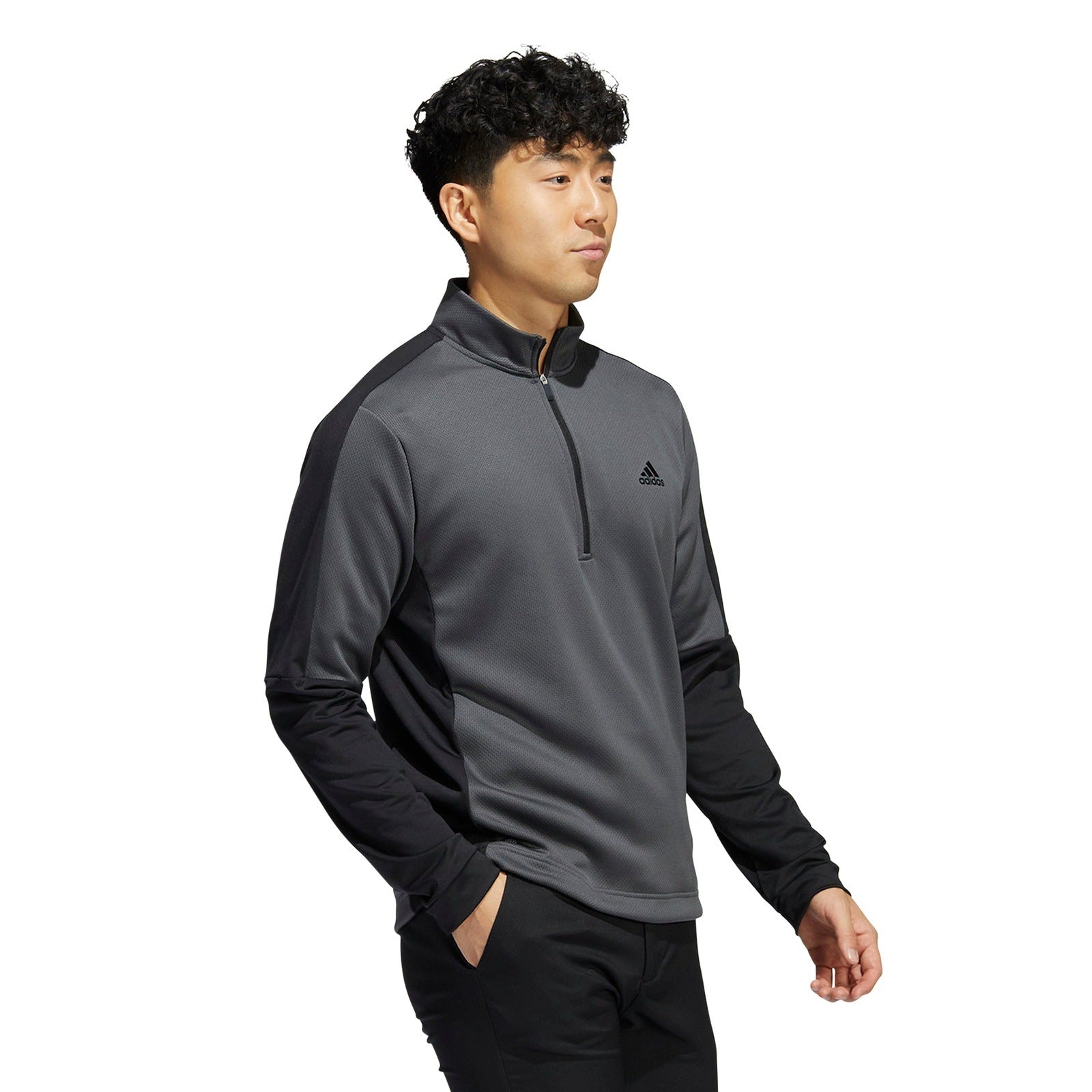 adidas Colour Block 1/4 Zip Golf Pullover HC5573 – Image 2